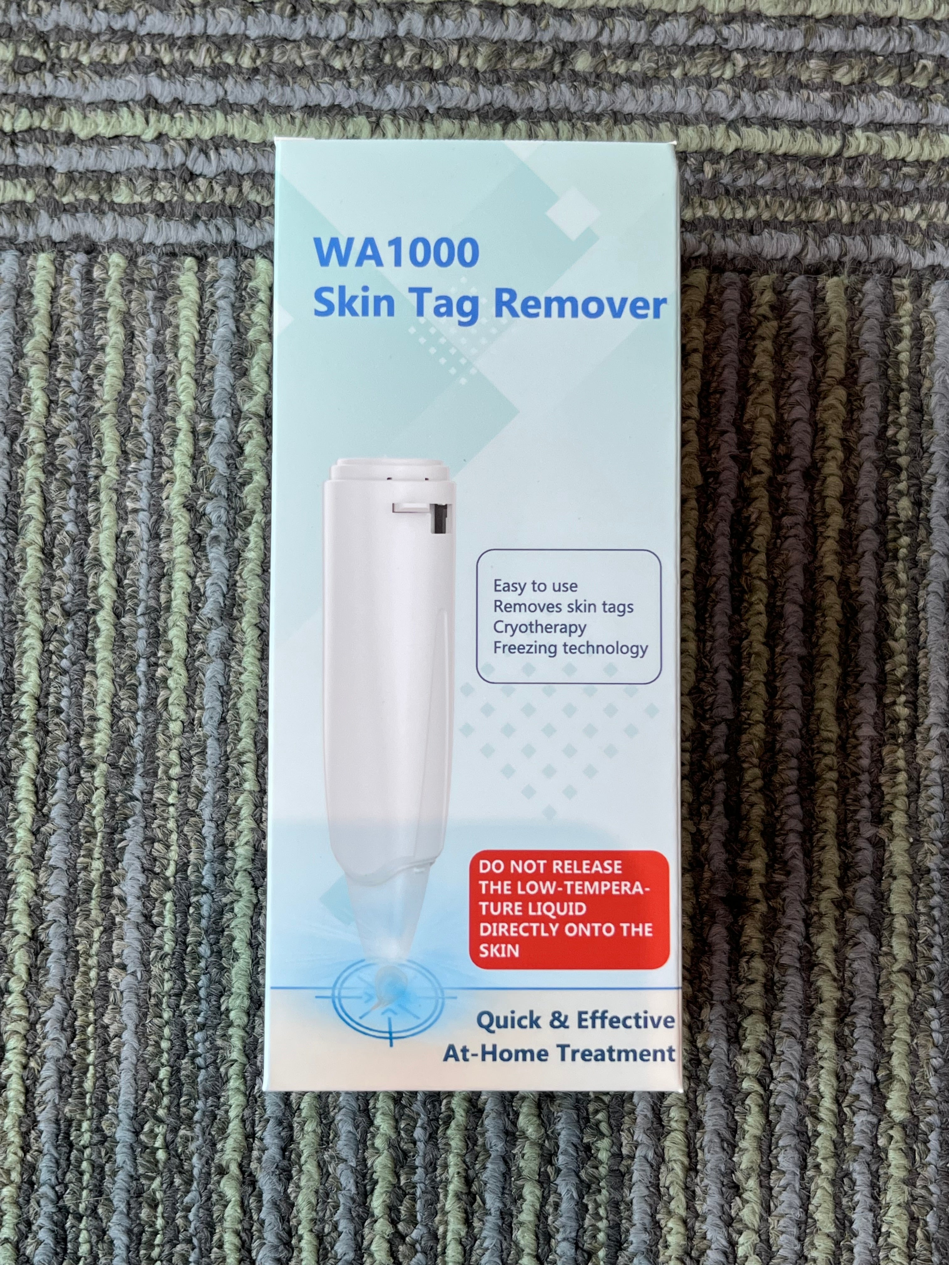 WA1000 Skin Tag Remover with Freeze Off Technology, Effective Skin Tag Removal Device, Home Use Cryo Kit for 1-2 Week Results + 10 Use Cycles